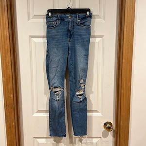 Good American Distressed Skinny Jeans, Size 0/25